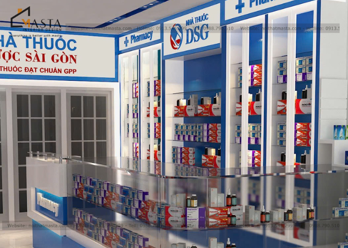 THIẾT KẾ HIỆU THUỐC TÂY - CHỊ BÍCH – BÌNH THẠNH